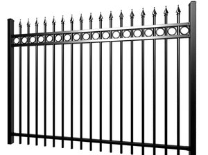 Barandilla de Jardín de Acero Galvanizado, Resistente, Antioxidante, Fácil de Instalar, Apta para Patios de Villas - Product Image 2