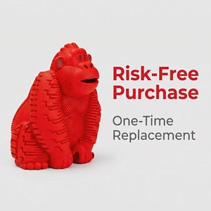 Juguete Masticable Dental para Perros con Diseño Personalizado de Gorila, Juguetes Dentales para Perros que Reducen la Acumulación de Placa y Sarro sin Necesidad de Cepillado - Product Image 6