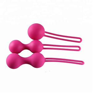 3 Stück/Set Silikon-Vagina-Vibratoren Kegel-Ball Vaginaler Straffungs-Übungsball 3 Größen Einsteckbar IPX5 Wasserdicht Erotikspielzeug für Erwachsene - Product Image 5