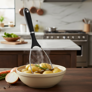 Schiacciapatate in ferro eco-friendly con manico 96-cofanetto per cucina di casa e utensili per verdure hotel - Product Image 3