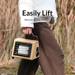 Estufa de Leña Portátil de Acero Inoxidable para Interiores y Exteriores, para Invierno, para Acampar, con Tanque de Gas - Product Image 4