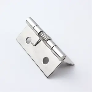 HM1218 Stainless Steel Automatic Closing Spring Hinge Buffered Hinge Furniture Door Hinge