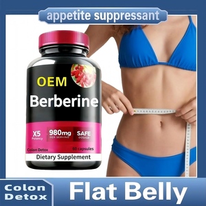 Cibler la graisse du ventre avec brûleur de graisse viscéral berbérine naturel stimule le métabolisme métabolisme du <span class=keywords><strong>glucose</strong></span> OEM/ODM pilules de gestion du poids - Product Image 3