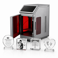 Machine de gravure laser interne automatique sur cube de cristal pour la production de cadeaux personnalisés et de souvenirs sur mesure