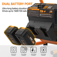 Pistolet de pulvérisation de peinture sans fil portable Freeman 6L 20V Batterie 8 Bar 400W Mini compresseur d'air sans huile