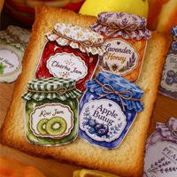 10 Stiker Per Paket Seri Stoples Madu Hiasan DIY Bertema Stoples untuk Jurnal