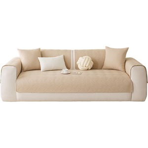 <b>Sofa</b> <b>Cover</b> Solid Color 145-185Cm Anti-Slip Modern Style All Season Universal Fit - Product Image 5