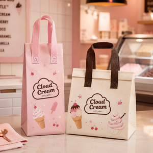 Custom Insulated Cooler Bag Thermal Food Delivery Bag Hot Cold Meal Prep Wholesale - Product Image 5
