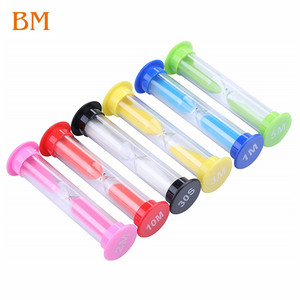 Quà tặng sáng tạo trẻ em nhựa đồng hồ cát <span class=keywords><strong>30</strong></span> giây 1 2 3 <span class=keywords><strong>4</strong></span> 5 phút đầy màu sắc cát hẹn giờ đồng hồ cát - Product Image 6