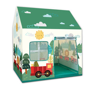 Vente en gros <span class=keywords><strong>Tente</strong></span> verte de petite taille Poteaux de <span class=keywords><strong>tipi</strong></span> pour enfants Playhouse Tentes d'intérieur - Product Image 2