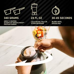 Suplemento de Proteína en Polvo para Masa Muscular, Fórmula Personalizada OEM, Vitamina C, Recuperación Inmunológica, Mejora de la Densidad Ósea - Product Image 3