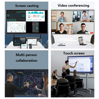 VSTI nouveau 55/65/75/86/98 pouces écran tactile LED tableau blanc interactif intelligent Quad-core ARM Cortex-A55 4G DDR RAM 32G stockage Flash