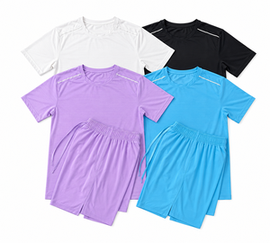 T-shirt de sport pour homme à séchage rapide, imprimé numérique personnalisé, respirant, 100% polyester, maillot de sport pour la course à pied, la gym, l'entraînement, le football - Product Image 1