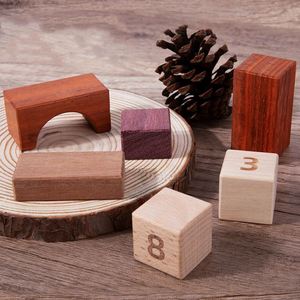 Classic Educational Learning Toys STEM Inspire Development Wooden Natural <b>Building</b> <b>Blocks</b> <b>Set</b> for Boys Girls - Product Image 2