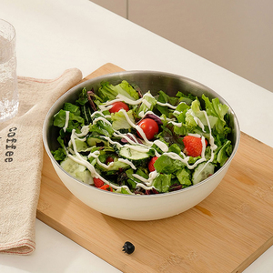 Cuenco de Metal colorido con pintura en aerosol profesional, cuenco mezclador para hornear pan de acero inoxidable personalizado, juego de utensilios de cocina para el hogar - Product Image 5