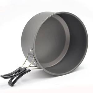 Camping Cookware <b>Large</b> Aluminum <b>Cooking</b> <b>Pot</b> for Gas Cooker 1-2L Capacity Polished Surface-Camping Backpacking Outdoor <b>Cooking</b> - Product Image 6