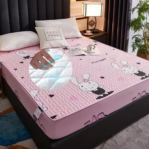 Stampa fodera protettiva per materasso in policotio <span class=keywords><strong>copriletto</strong></span> fisso <span class=keywords><strong>copriletto</strong></span> impermeabile 100% <span class=keywords><strong>lenzuolo</strong></span> in poliestere bianco - Product Image 5