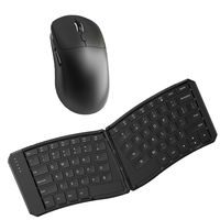 Keyboard Lipat BK03 Keyboard Bluetooth Lipat Desain Ergonomis Koneksi Tiga Perangkat Pengisian Daya USB-C VN