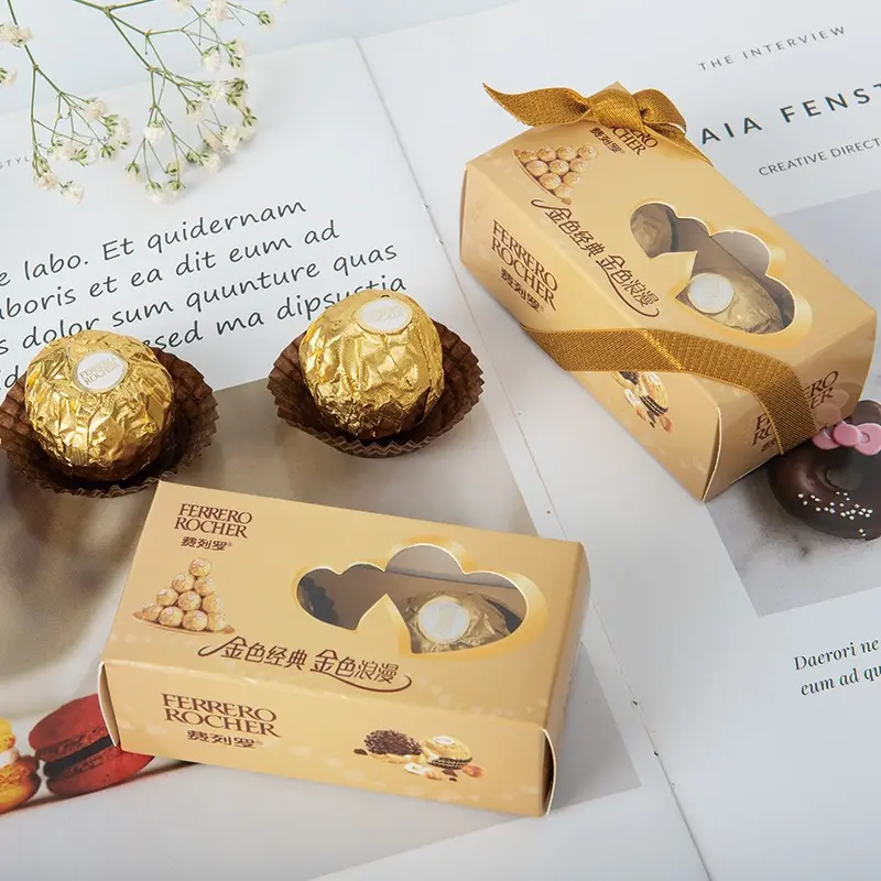 Mua Chất lượng cao Ferrero ROCHER sô cô la ở mức giá thấp Hộp sô cô la đóng gói