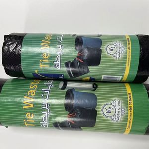 Oferta Especial: Bolsas de Basura SUNTON Totalmente Biodegradables con Cordón y Sellado Térmico, en Rollo, de 10 a 40 Galones, Resistentes y Gruesas, de HDPE, para Uso Industrial - Product Image 1