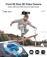 Kamera Digital Perekam Definisi Tinggi Lensa Teleskopik 10X Optik Anti Goyang Perekam Tingkat Pemula 5K Kamera Rumah Tangga