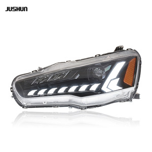 Mitsubishi Lancer Ex Headlight Assembly <b>Led</b> Daytime Running <b>Light</b> Sequential Turn Signal <b>Projector</b> Lens - Product Image 5