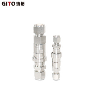 Raccord de compression en acier inoxydable à couplage rapide QC pour instrument OD1/4" - Catégorie de produit : Adaptateurs et connecteurs - Product Image 2