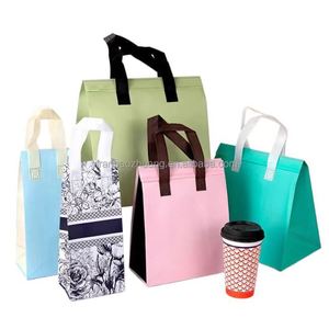 Custom Logo Size Non Woven Ripstop Aluminum Foil Cute Lunch Large Insulated Tote Cooler <b>Bag</b> - Product Image 1