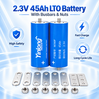 Sel Baterai LTO Semi-solid State dengan Tingkat Pengosongan Tinggi 2.3V 35/40/45Ah untuk 66160 25000 Siklus -30~60 Garansi 5 Tahun
