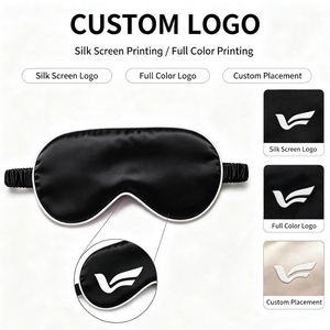 Nueva Máscara de Ojos de Seda Sintética de Doble Cara, Cómoda para Dormir, Sin Olor, con Protección Solar, <span class=keywords><strong>El</strong></span>ástica, para Viajes, Descanso, Aviación, con Estampado - Product Image 6