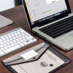 Tốt nhất bán Đen Snap Nút Đóng cửa hợp pháp kích thước mở rộng tài liệu thư mục Ví Phong Bì Pouch nhựa tập tin thư mục - Product Image 5