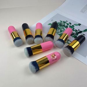 Brocha de Maquillaje de Alta Calidad, Pelo Sintético, para Corrector, Lápiz de Cejas, Herramientas Faciales, Portátil, Hecha a Mano, Brocha Individual para Base - Product Image 1