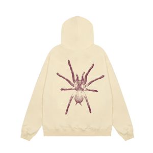 Mỹ Phong Cách Retro Đường Phố Spider In Áo Thun Áo Người Đàn Ông Instagram Thương Hiệu Phổ Biến Hip-Hop Lỏng Phù Hợp Nặng Lót Mùa Đông 3D Hàng Đầu - Product Image 4