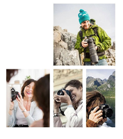 Kit de filtres ND (ND2, ND4, ND8) à densité neutre, multi-tailles, compatible avec les appareils photo reflex numériques Canon, Nikon, Sony – Accessoire de photographie