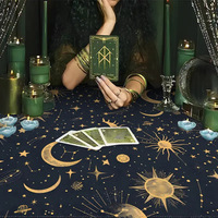 Tapis de table de tarot personnalisé antidérapant en boue de diatomées, taille 800mm*800mm, portable et pliable, adapté aux tables de mahjong américaines