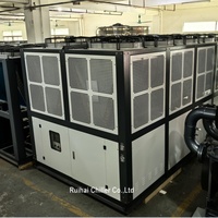 Refroidisseur industriel à vis refroidi par air 120HP pour système de brassage de bière
