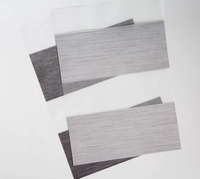Zebra Roller Stores Rideaux de fenêtre Sheer Fabric Sheer Curtain & Cantonnières
