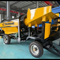 Fabricant chinois de tamis mobiles pour l'or, machine de lavage d'or alluvial pour le traitement de l'or de sable