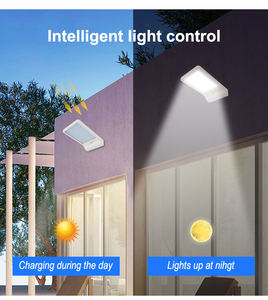 Đèn năng lượng mặt trời gắn tường cảm biến chuyển động <span class=keywords><strong>48</strong></span> LED giá tốt nhất, chống nước IP65, siêu mỏng, 600LM, pin năng lượng mặt trời, đạt chuẩn ROHS - Product Image 5