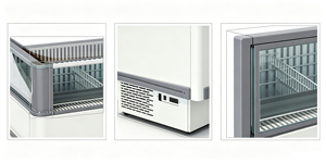 Réfrigérateur commercial à îlot de grande capacité, réfrigérateur ventilé R290 avec système de dégivrage automatique en option - Product Image 3