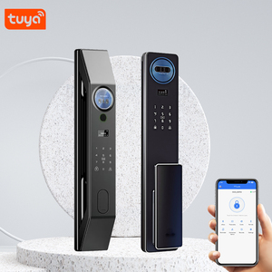 Wifi văn phòng nhà thông minh khóa cửa nhận dạng khuôn mặt vân tay hợp kim nhôm máy ảnh đám mây thẻ nhớ lưu trữ ứng dụng nhập cửa - Product Image 1