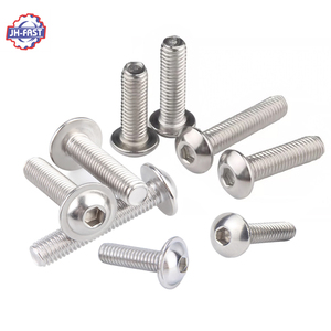 Tùy chỉnh thép không gỉ SUS 304 316 A2 A4 70 đen siêu thấp nút phẳng hình lục giác Allen đầu vít Hex ổ cắm đầu nắp đầu vít - Product Image 4