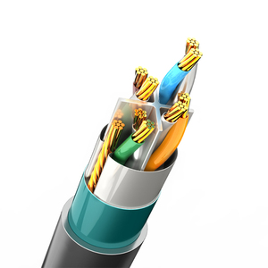 เครือข่าย V3สตาร์ลิงค์สายสื่อสารสายเคเบิลอีเธอร์เน็ตทรงสี่เหลี่ยมตรงป้องกัน - Product Image 4