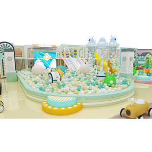 Cong Trượt Thiết Lập Một Sân Chơi Trong Nhà Thiết Bị Quay Mềm Chơi Đi Giỏ Hàng Cho Trẻ Em - Product Image 3