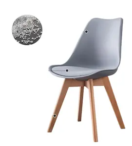 도매 현대 플라스틱 식당 의자 흰색 아크릴 플라스틱 의자