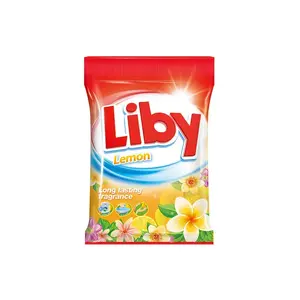 Liby Factory Wholesaleフレッシュレモンフレグランス洗濯洗剤パウダー環境にやさしい泡の少ない洗濯パウダー