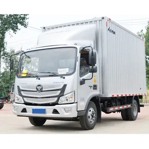 FOTON 5 톤 ~ 8 톤 Foton S1 M4 Aumark 중간 상업화물 밴 트럭 좋은 가격 0086 15897603919