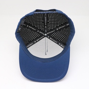 Casquette de baseball personnalisée de haute qualité à 5 panneaux, en tissu Oxford réglable, avec trous perforés découpés au laser, style streetwear - Product Image 6
