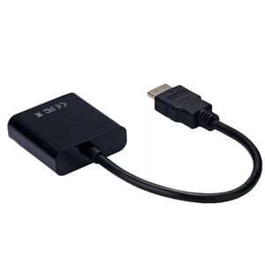 Mạ vàng cho <span class=keywords><strong>HDMI</strong></span> để <span class=keywords><strong>VGA</strong></span> <span class=keywords><strong>Adapter</strong></span> Full HD 1080P hỗ trợ màu đen chuyển đổi cáp cho máy tính Phụ kiện sản phẩm trong kho - Product Image 4