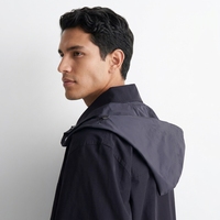 Veste d'extérieur tendance pour homme, en coton et polyester, coupe décontractée, légère, protection solaire intégrée, pour la randonnée et les voyages